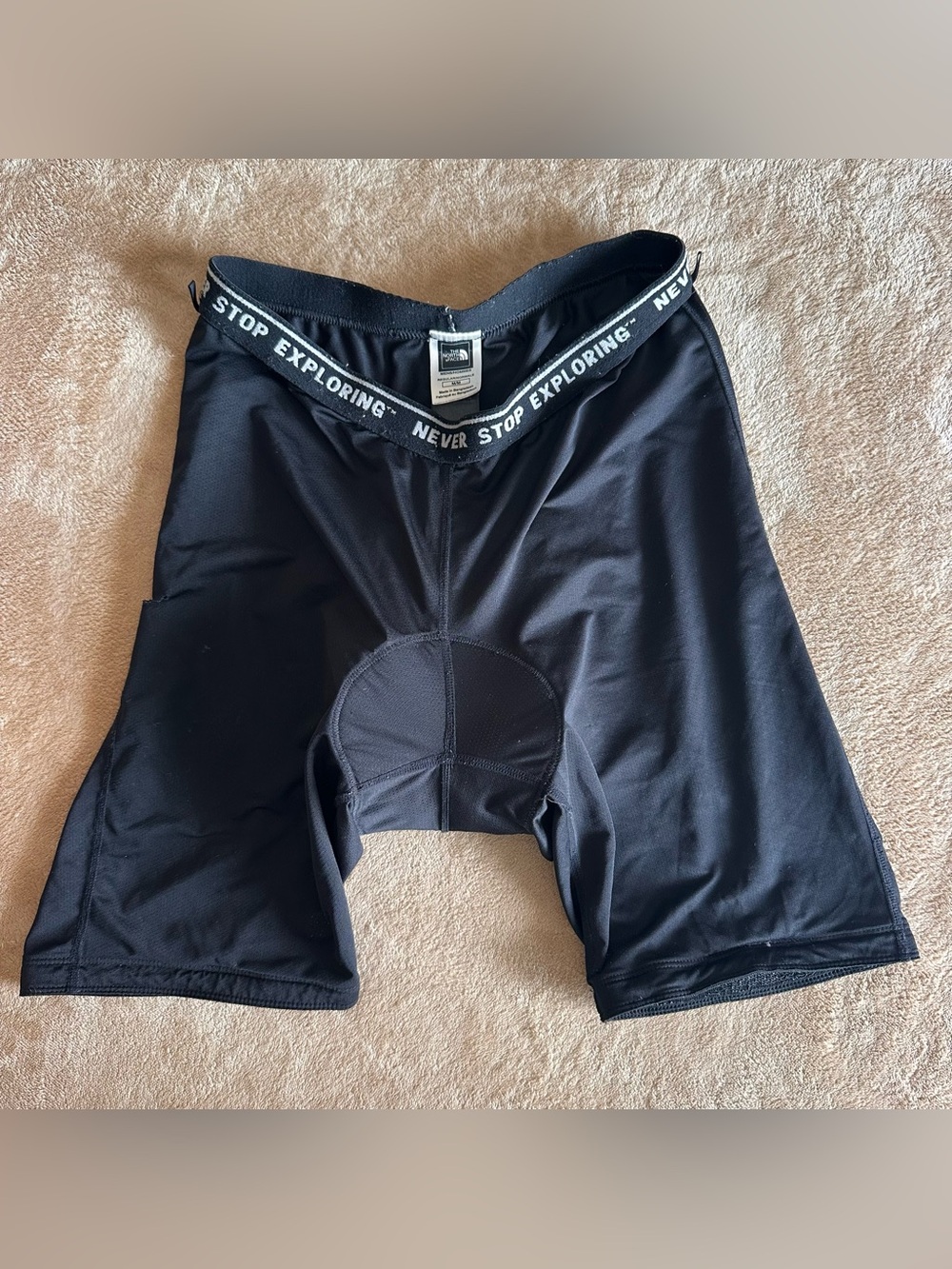 The North Face Men's Cycling Padded Liner Shorts Black Medium Never Stop Explori